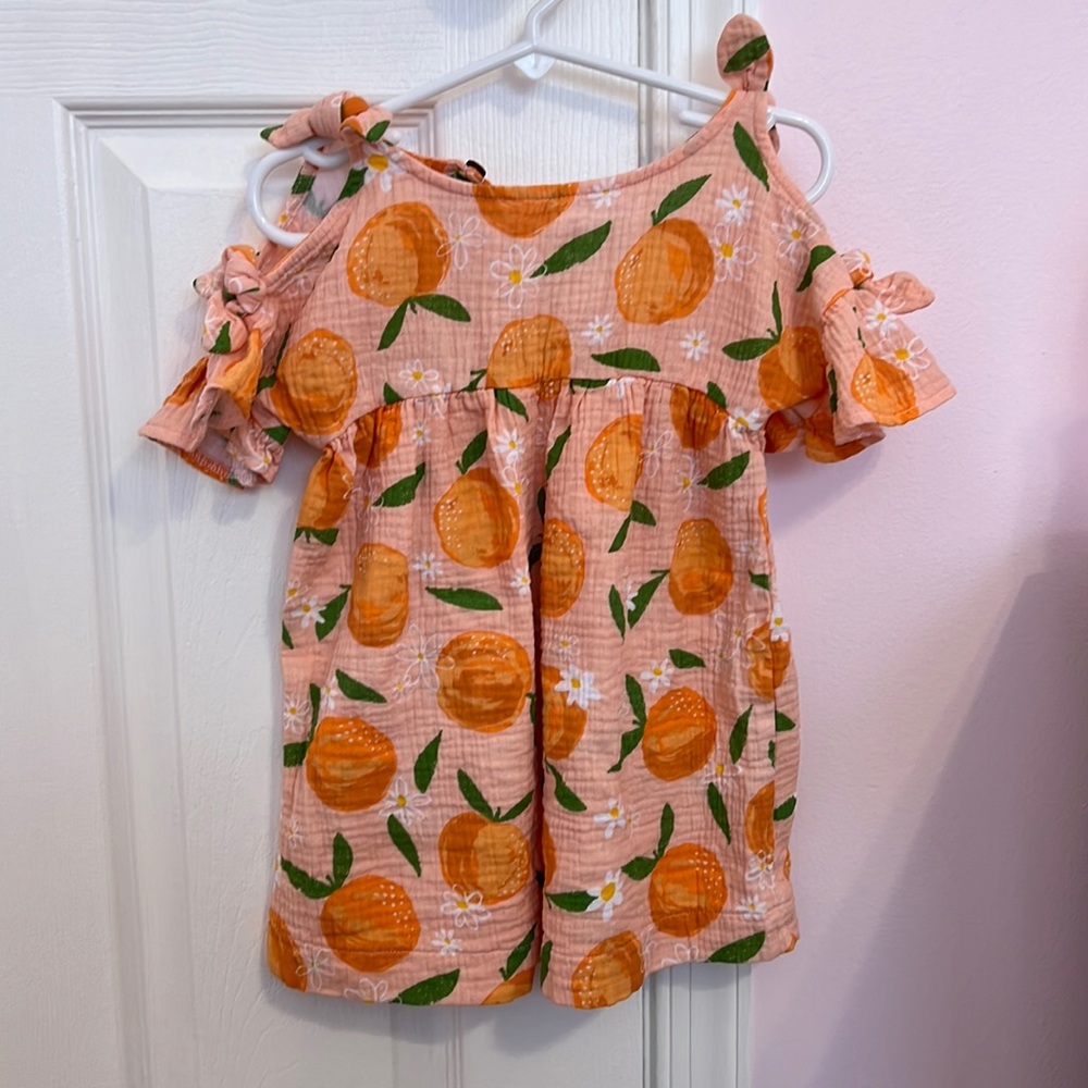 Mudpie Peach Dress